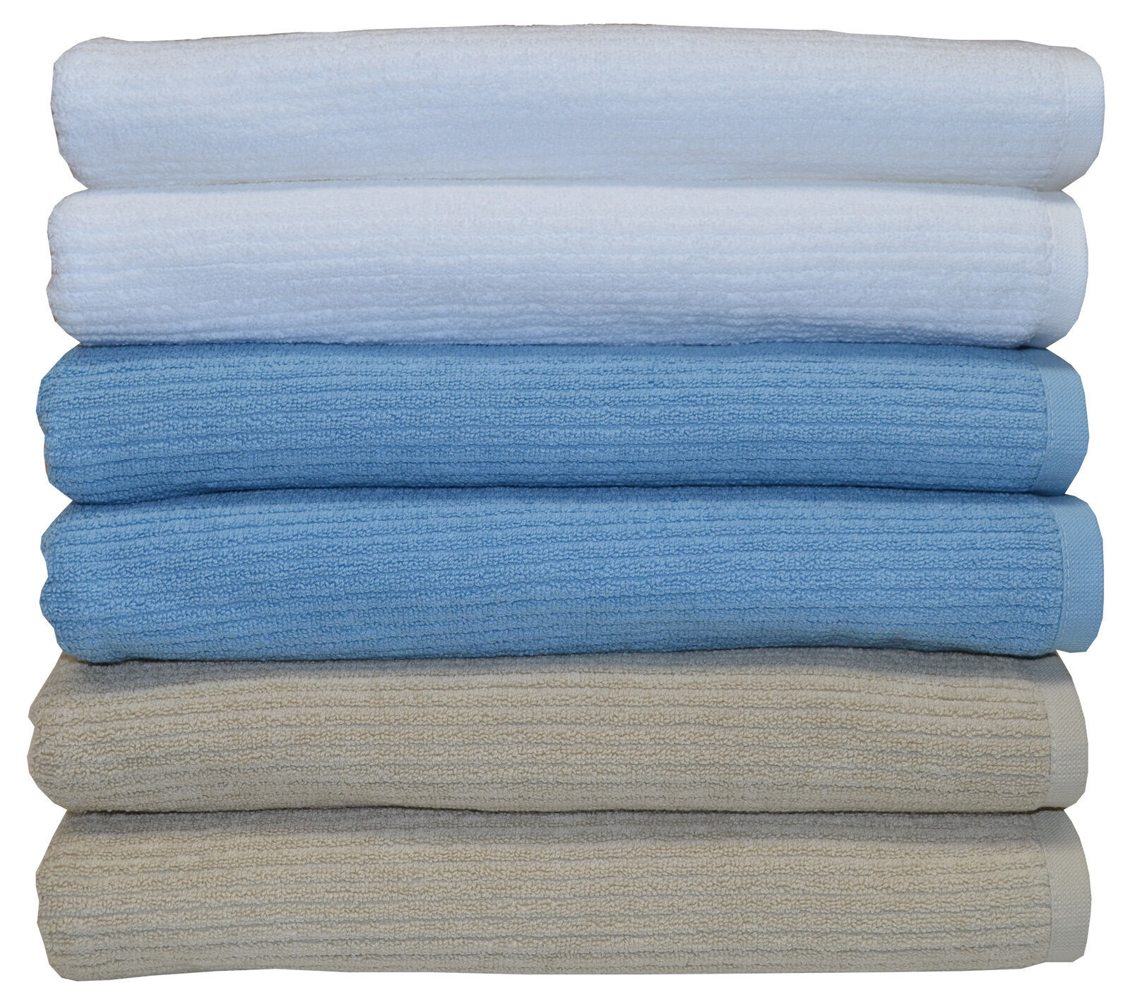 Bulk Save 12 Towels Set 620GSM Premium Quality Egyptian Cotton Multi-Colours 