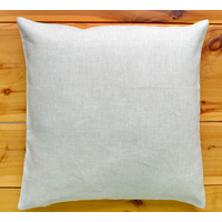 Natural Undyed Linen Decor Cushion pillow Cover 18"