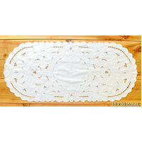Cotton Table Runner Placemat Overlay Hand Made Wedding Decor 16"x18"/16"x36"