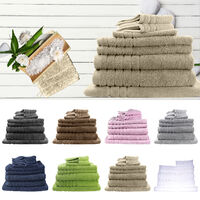 8 Pieces Bath Sheets Set Egyptian Cotton 620GSM Spa Quality Multi-Colours 