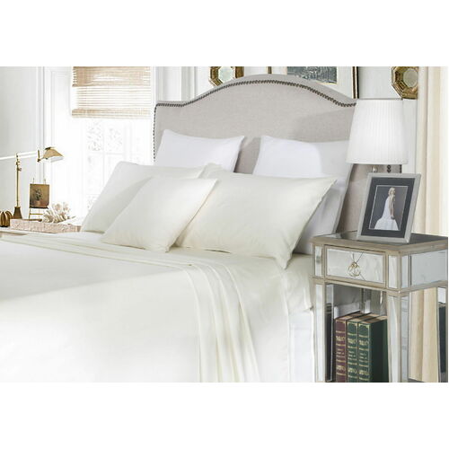 Luxurious 1500TC Cotton Rich Sheet Sets Ivory Elinens