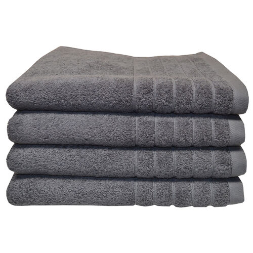 4 x Pure Cotton Bath Towels Value Pack 620gsm Hotel Quality Multi-Colours 