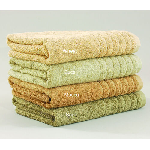 Organic Cotton Elegance Towel Natural Colour 600GSM Multi-Colours & Sizes