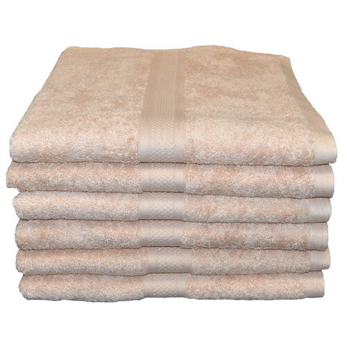6 x Organic Cotton Bath Towels Set Ultra Dry and Soft Multi-Colours Best Value