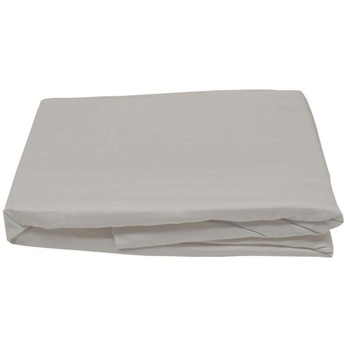 Single Bed Sheet Set 500TC/10cm2 Pure Cotton Fitted Flat Pc Plain Ivory