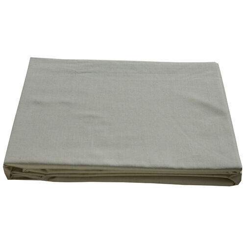King Bed Flat Sheet Natural Green Colour Organic Cotton Luxury Percale 
